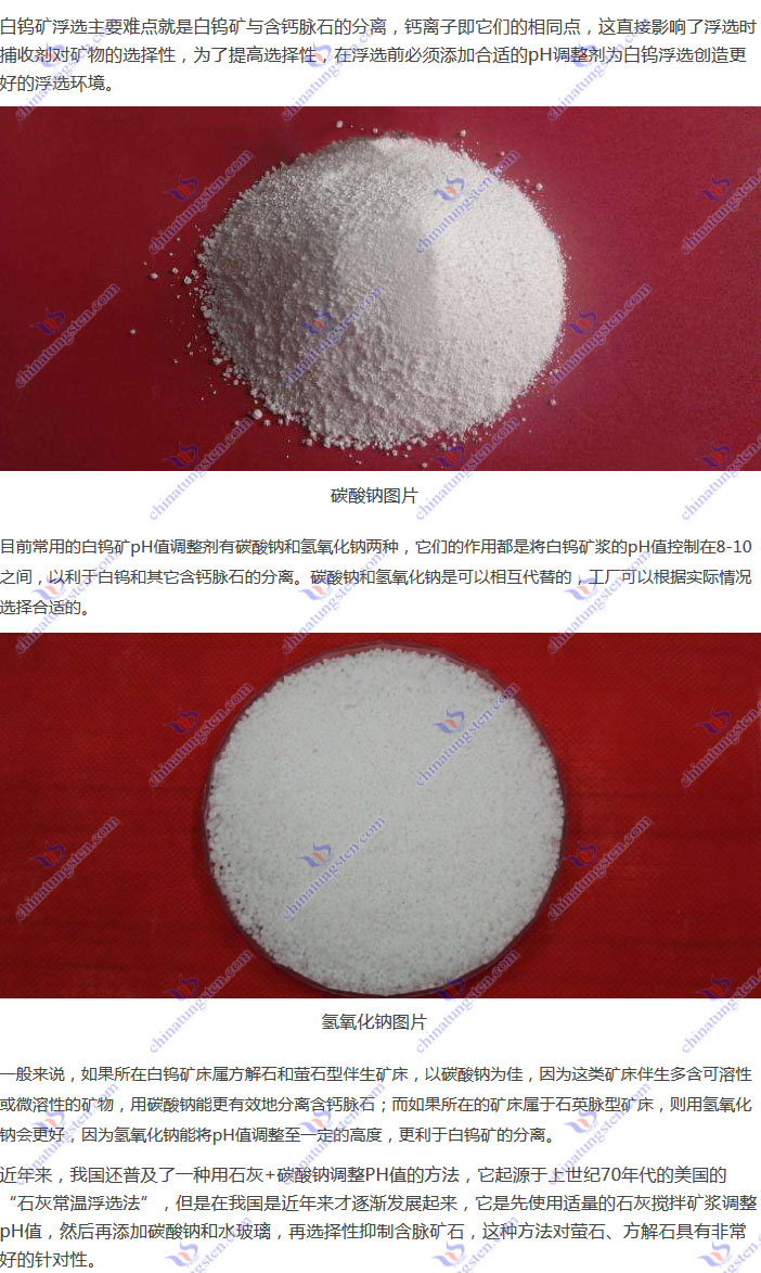 白鎢礦PH值調整劑圖片